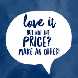 Love it? I'm negotiable :)